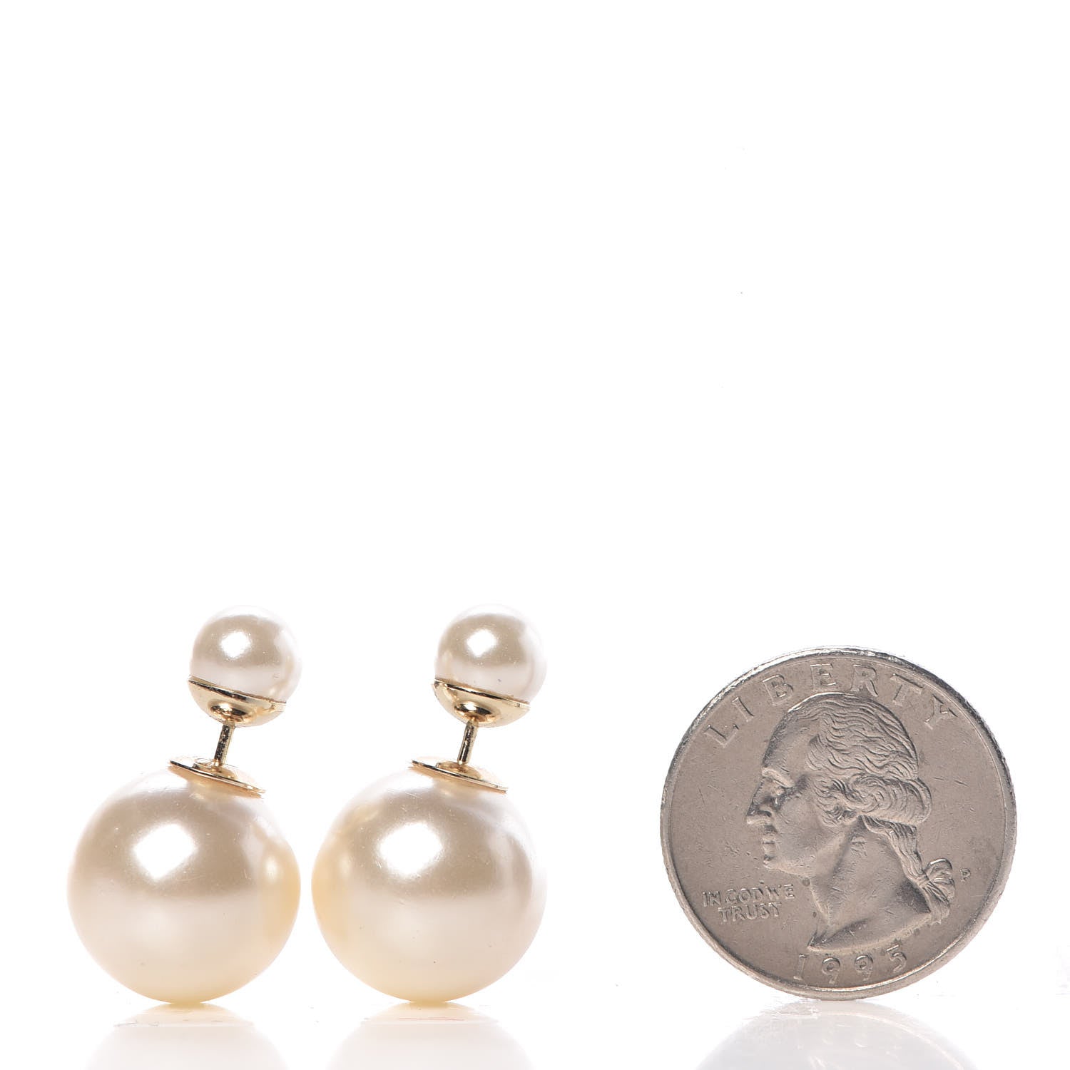 Christian Dior Pearl Mise En Dior Tribal Earrings 2 of 5