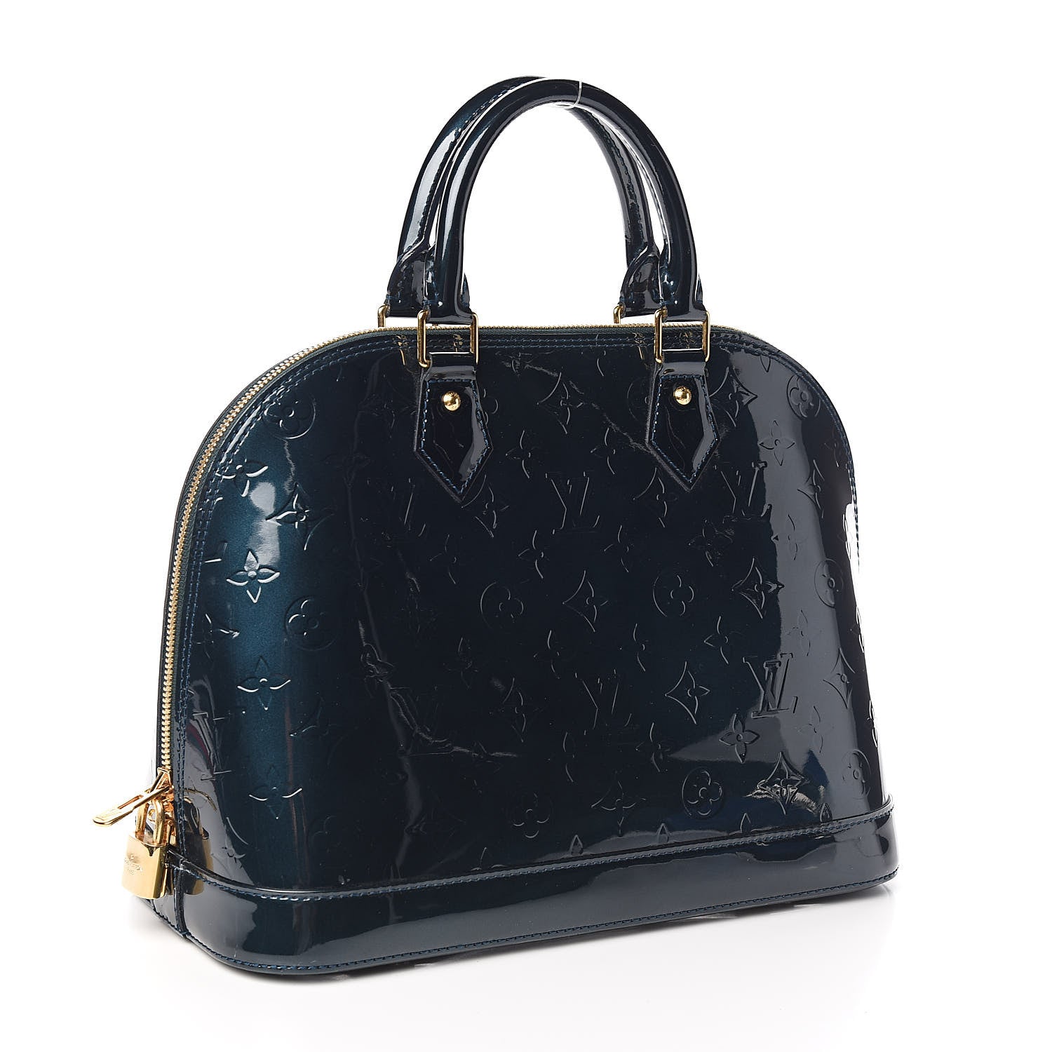 Louis Vuitton Vernis Alma PM Blue Nuit 3 of 9