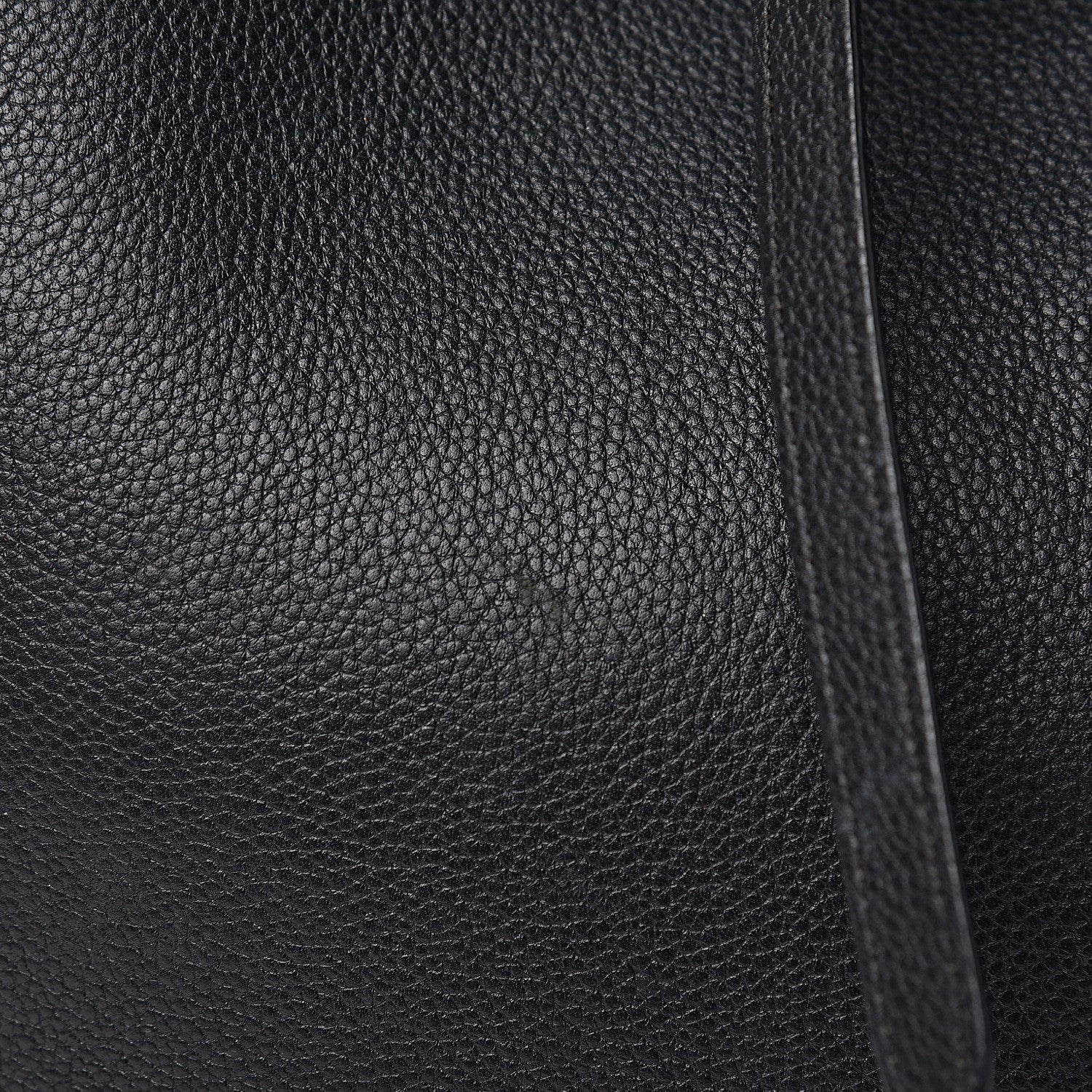Celine Soft Grained Calfskin Small Belt Cabas Phantom Black 9 of 14