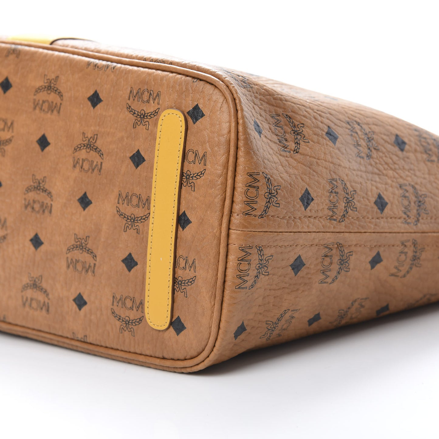 Visetos Medium Liz Reversible Shopper Tote Cognac Yellow