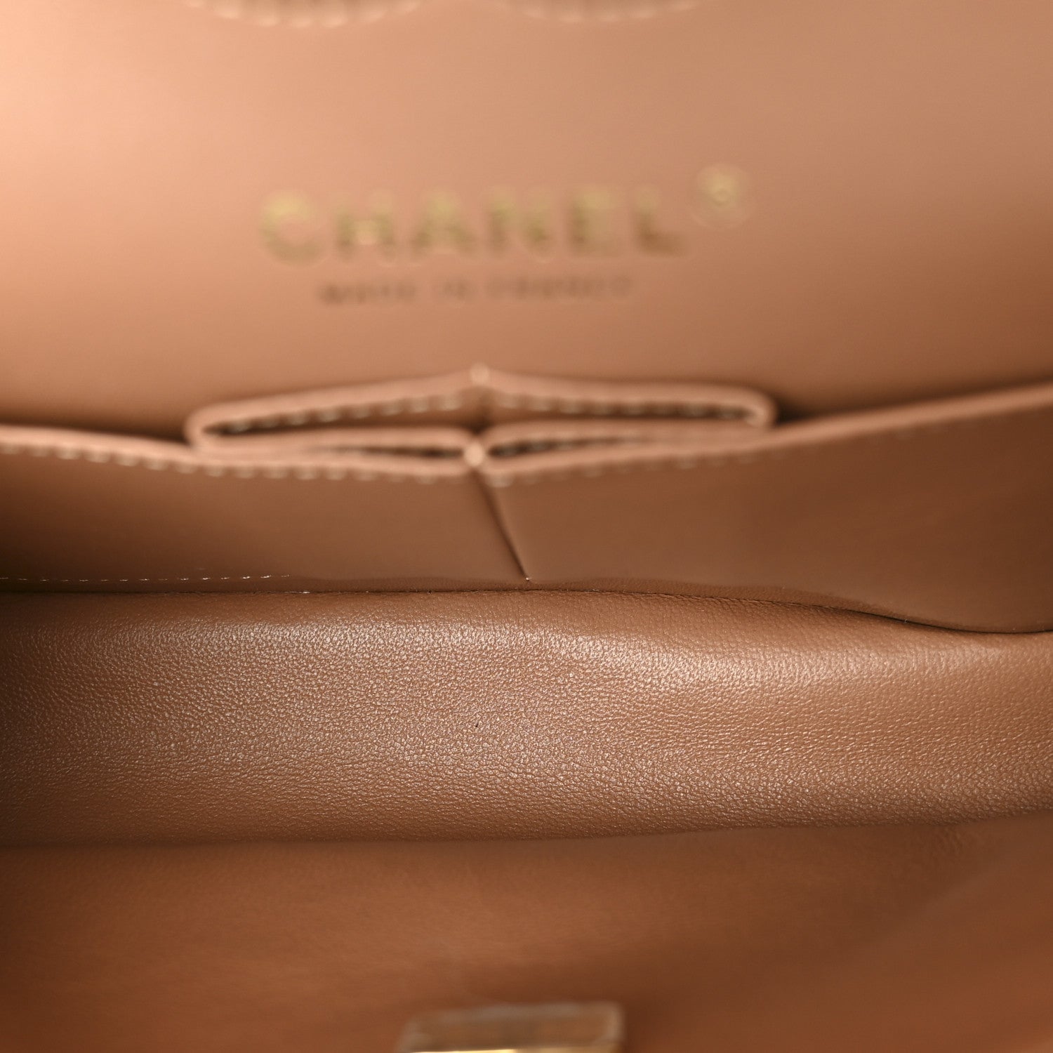 Chanel Lambskin Quilted Small Double Flap Brown 5 of 11