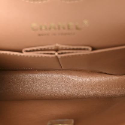 Chanel Lambskin Quilted Small Double Flap Brown 5 of 11