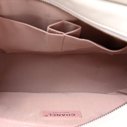 Chanel Patent Goatskin Quilted Medium Gabrielle Hobo White 4 of 11