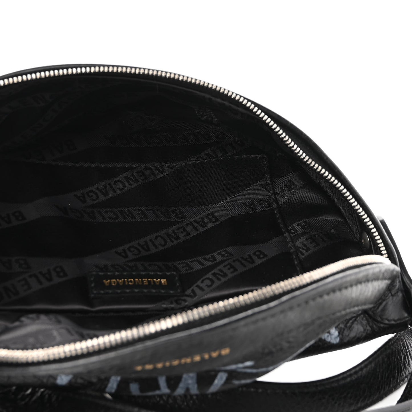 Agneau Arena Graffiti All Over XXS Souvenir Belt Bag Black White