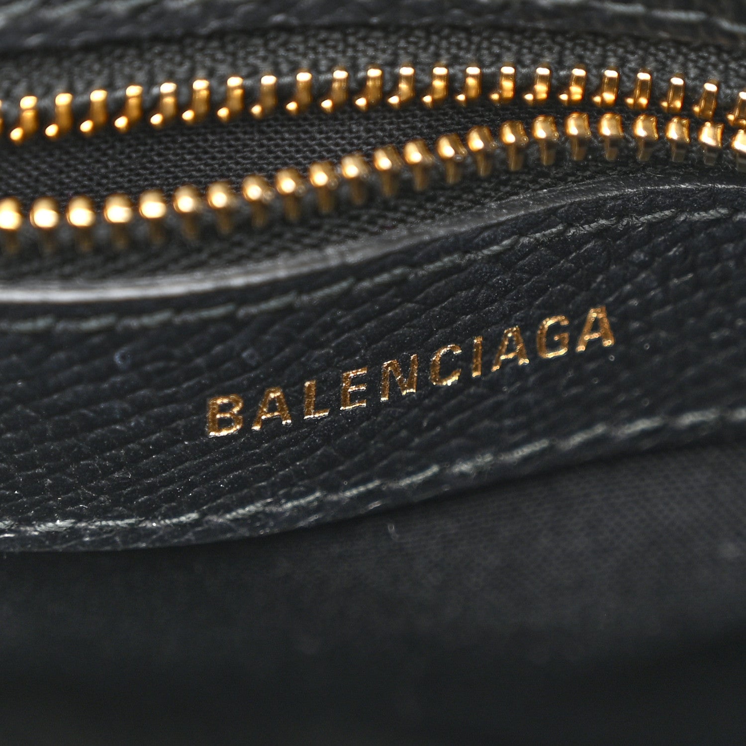 Balenciaga Signature Grained Calfskin XXS Ville Top Handle Bag Black White 6 of 15