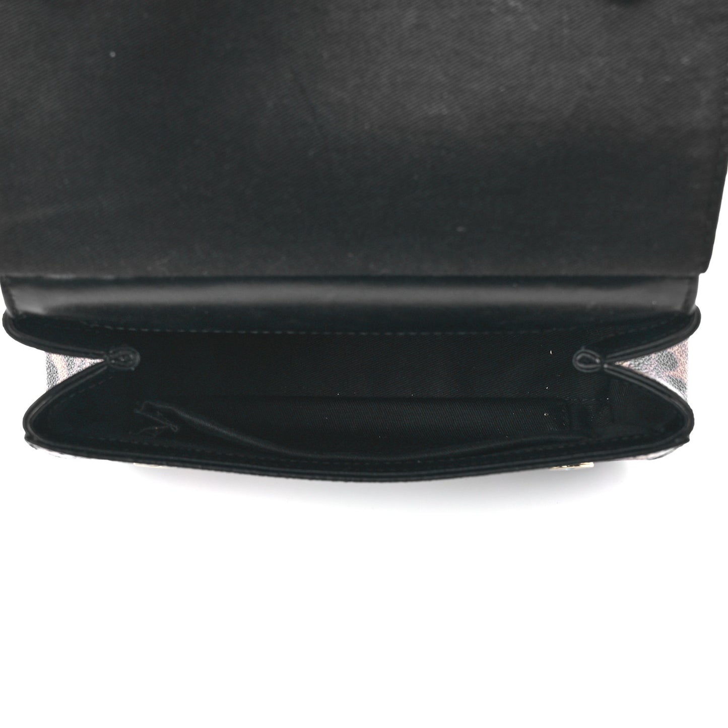 Dauphine Leopard Print Mini Miss Sicily Satchel Black