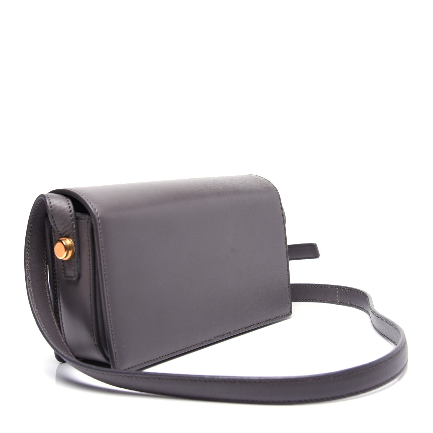Saint Laurent Calfskin Small Classic Lulu Bag Gray 3 of 11