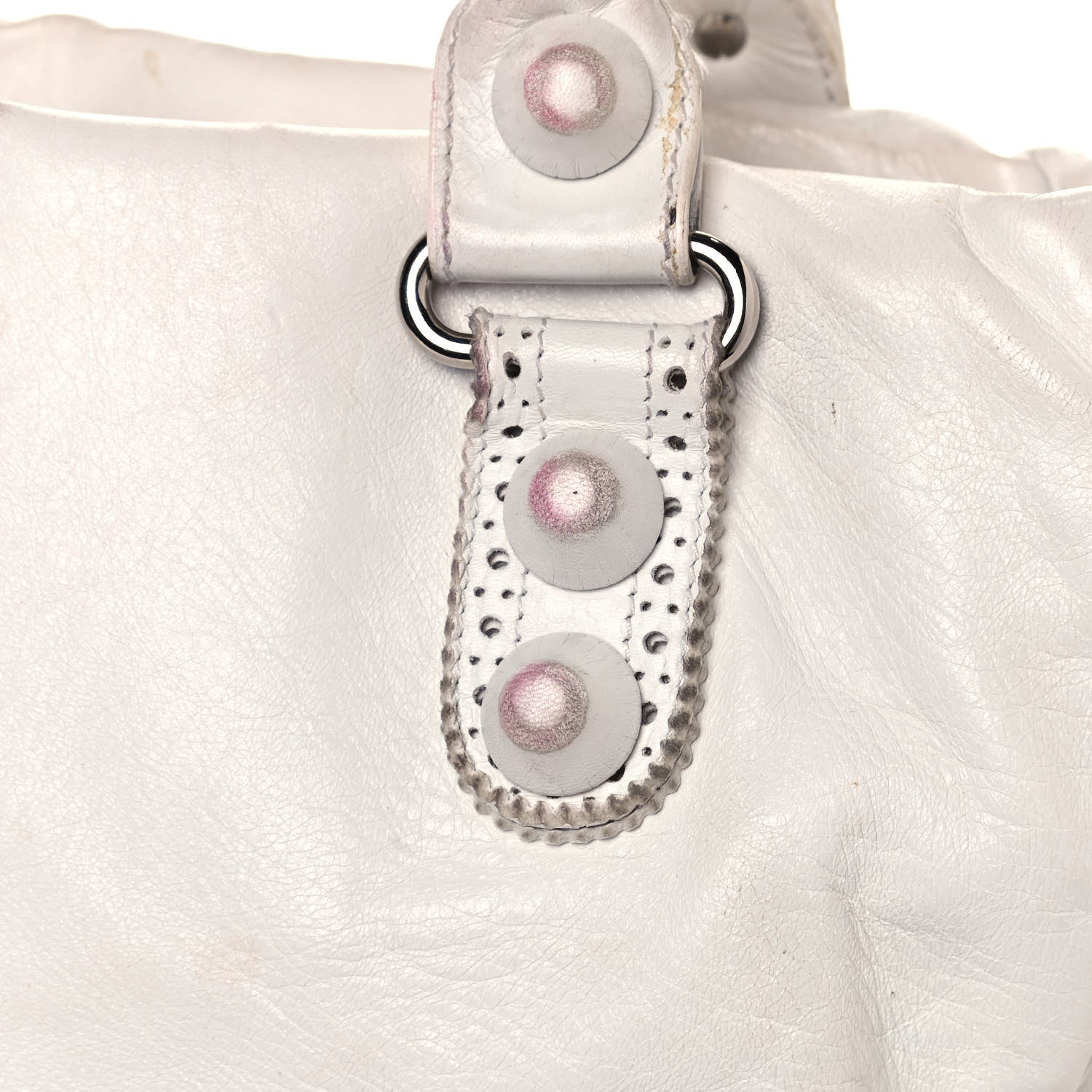 Balenciaga Agneau Giant Brogues Hardware Mid Day White 23 of 29