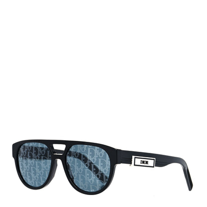 Christian Dior Acetate DiorB23 R1I Oblique Sunglasses Black 1 of 8