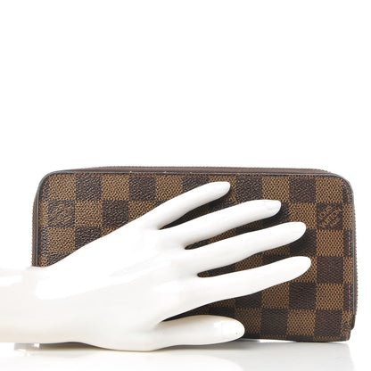 Louis Vuitton Damier Ebene Zippy Wallet 2 of 8