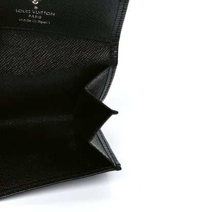Louis Vuitton Epi Porte-Monnaie Simple Coin Purse Black 4 of 4