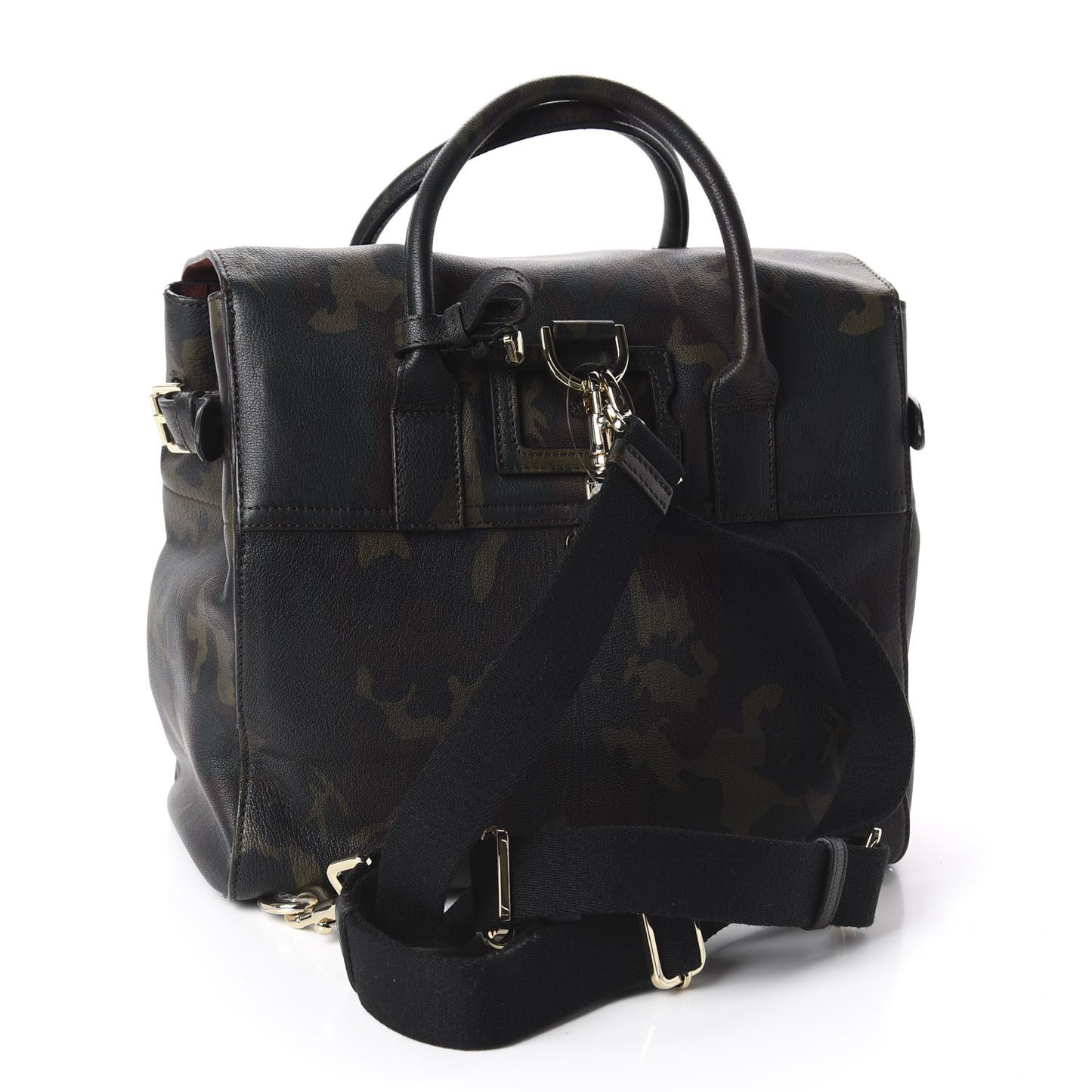 Goatskin Camouflage Cara Delevingne Convertible Backpack