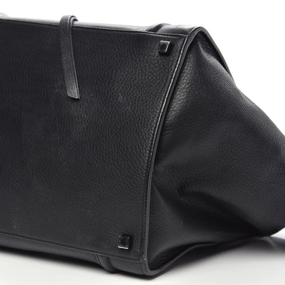 Celine Grained Calfskin Medium Phantom Luggage Black 9 of 19