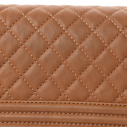 Chanel Calfskin Quilted Metal Embellished Paris Dallas Small Boy Flap Beige 11 of 16