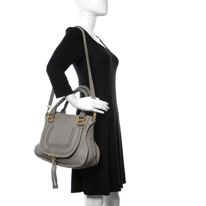 Chloe Calfskin Medium Marcie Satchel Cashmere Grey 2 of 20