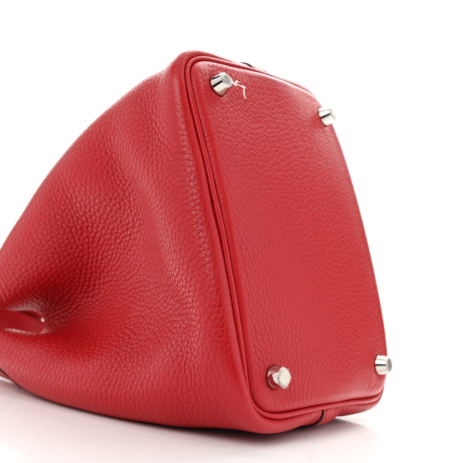 Hermes Taurillon Clemence Picotin Lock 18 PM Rouge Casaque 9 of 12