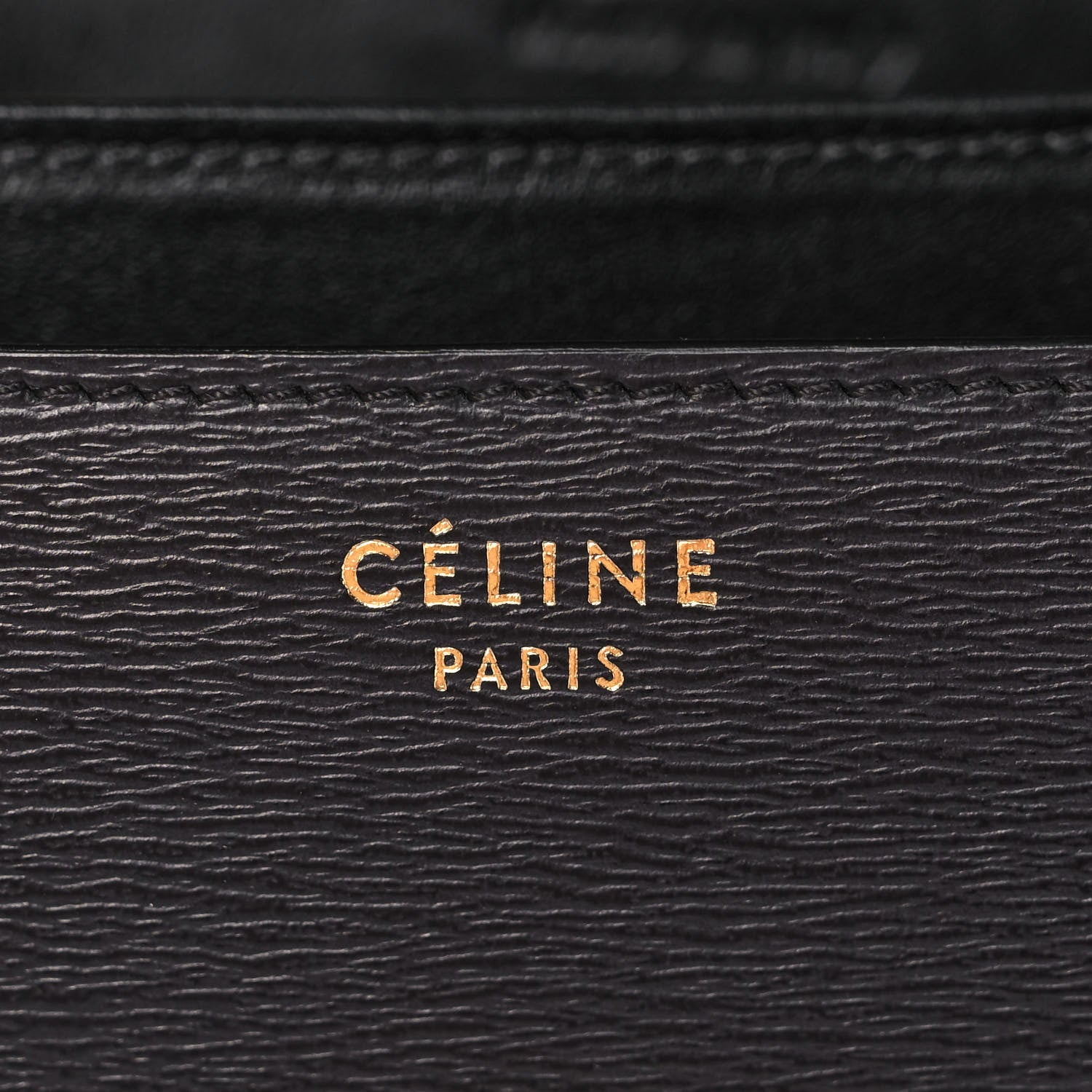 Celine Liege Calfskin Medium Classic Box Flap Bag Black 6 of 10