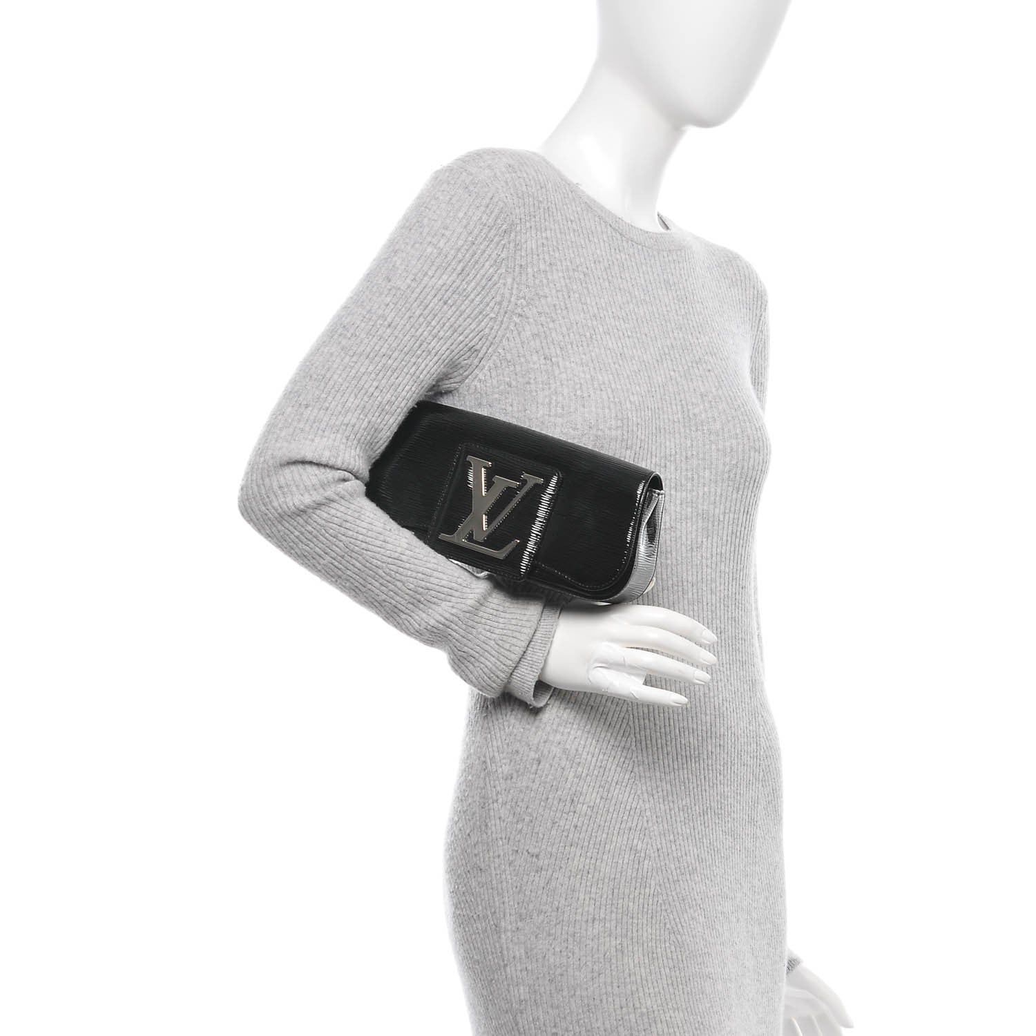 Louis Vuitton Epi Electric Sobe Clutch Black 2 of 7