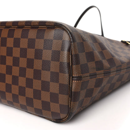 Louis Vuitton Damier Ebene Braided Neverfull MM Pink 10 of 11