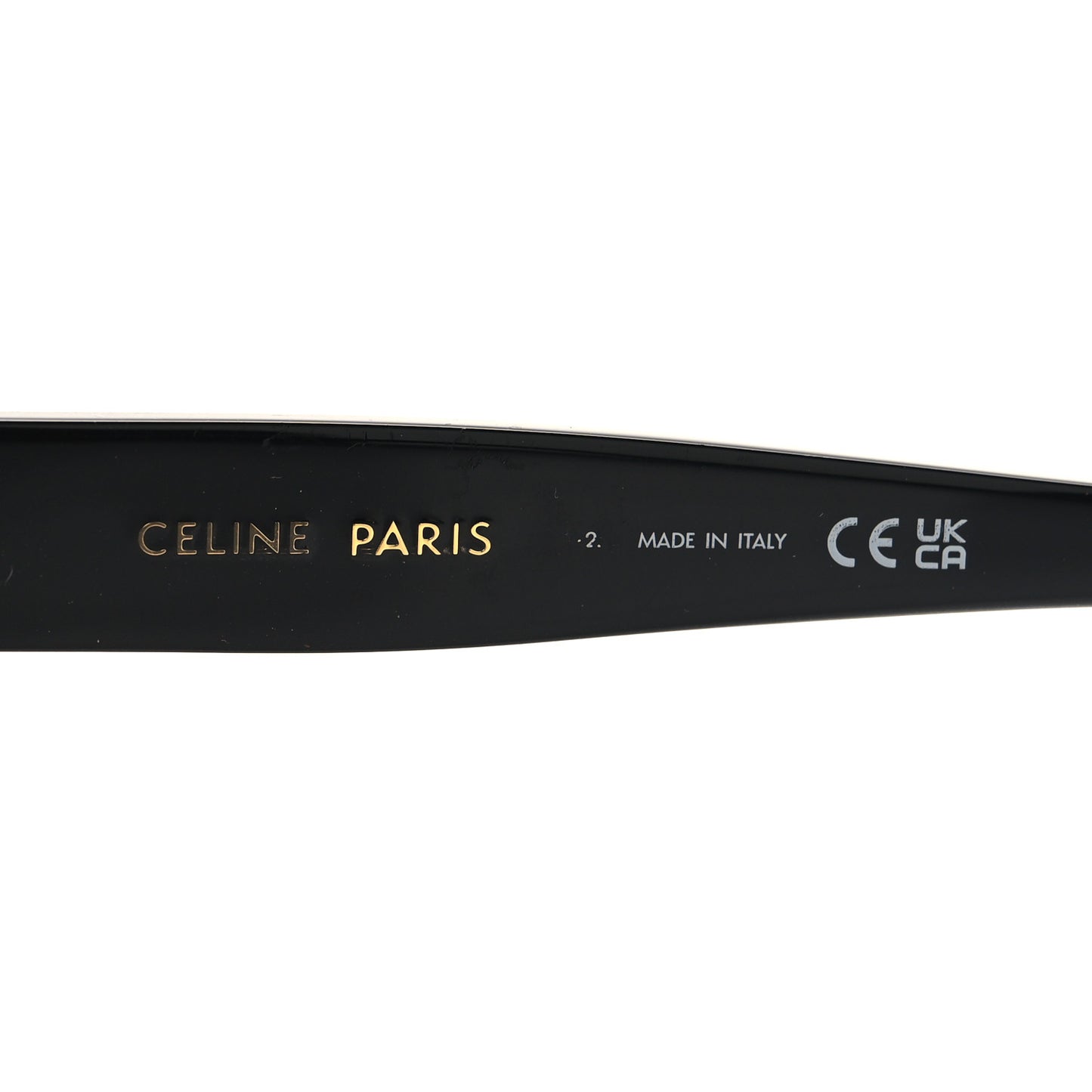 Acetate Triomphe 01 Square Sunglasses CL 40222F Black
