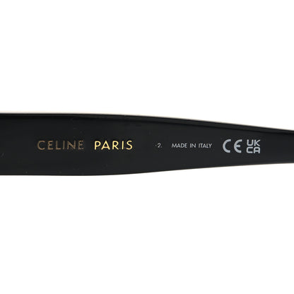 Celine Acetate Triomphe 01 Square Sunglasses CL 40222F Black 5 of 9