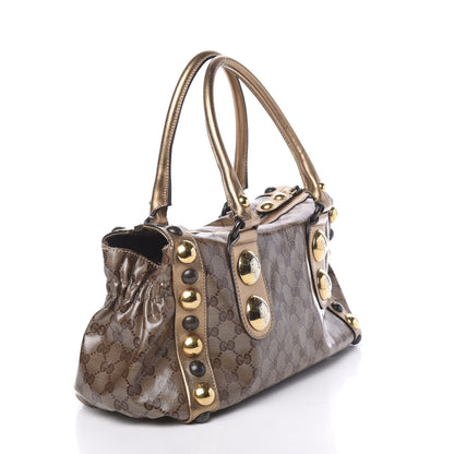 Gucci Crystal Monogram Babouska Tote 3 of 12