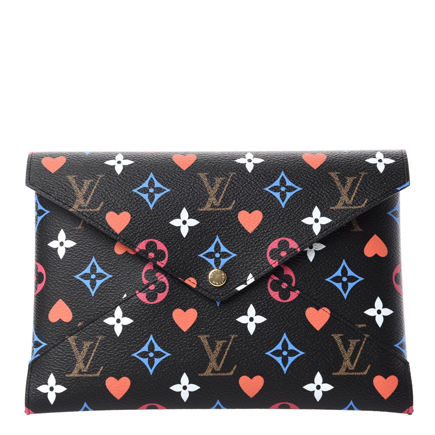 Game On Large Kirigami Pochette Black