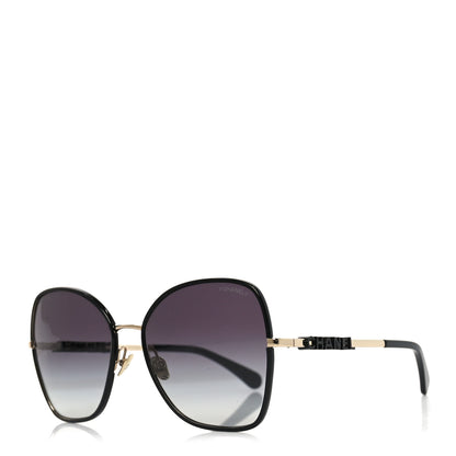 Chanel Metal Butterfly Sunglasses 4283 Black 1 of 7