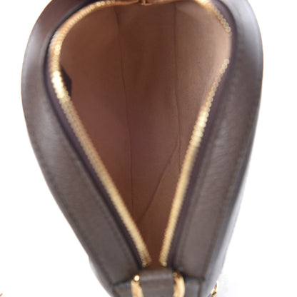 Gucci GG Supreme Monogram Web Mini Ophidia Round Shoulder Bag Brown 5 of 7