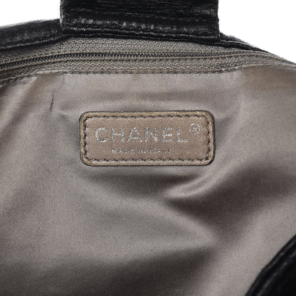 Chanel Crinkled Coated Canvas Le Marais Large Tote Black 7 of 19