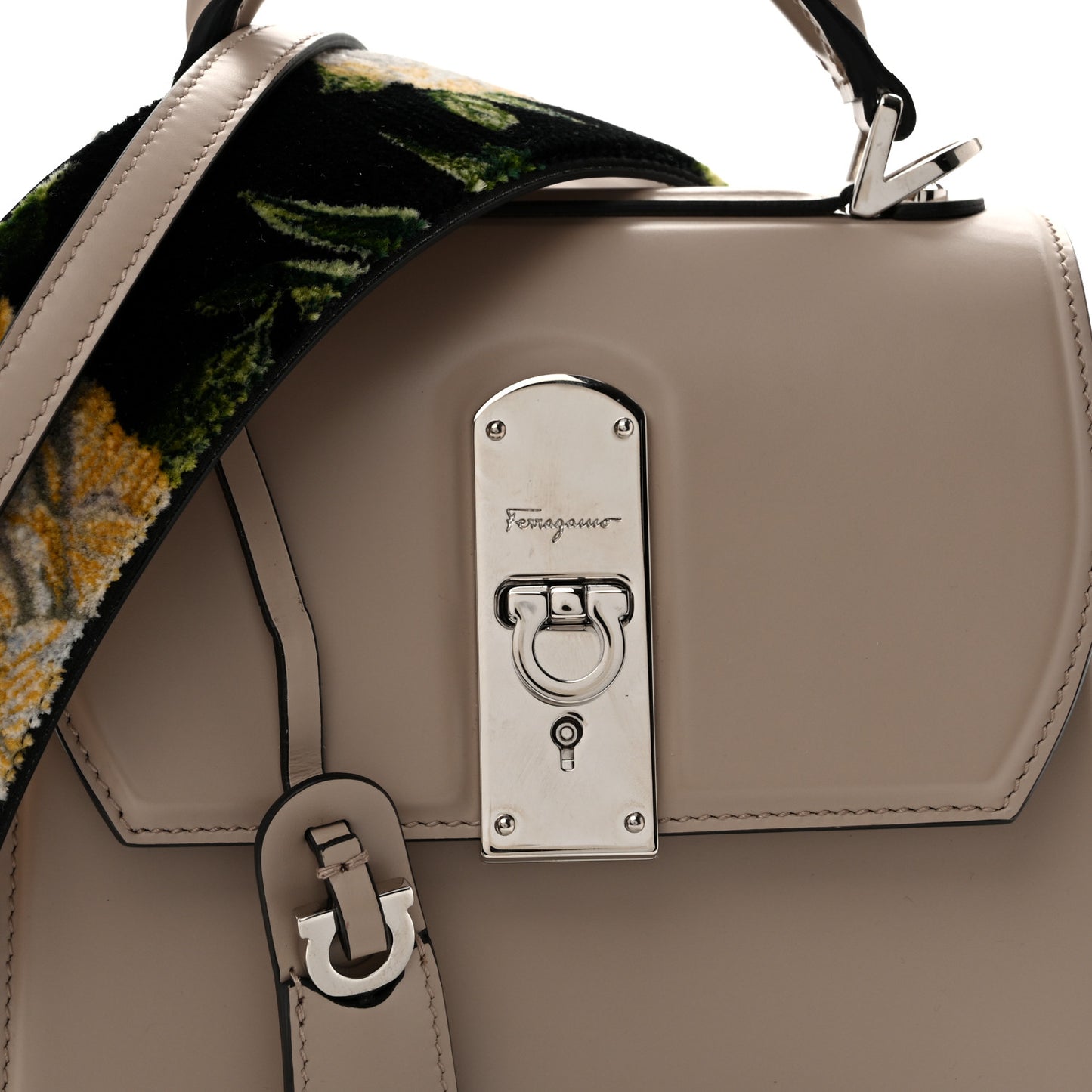 Smooth Calfskin Mini Boxyz Grey