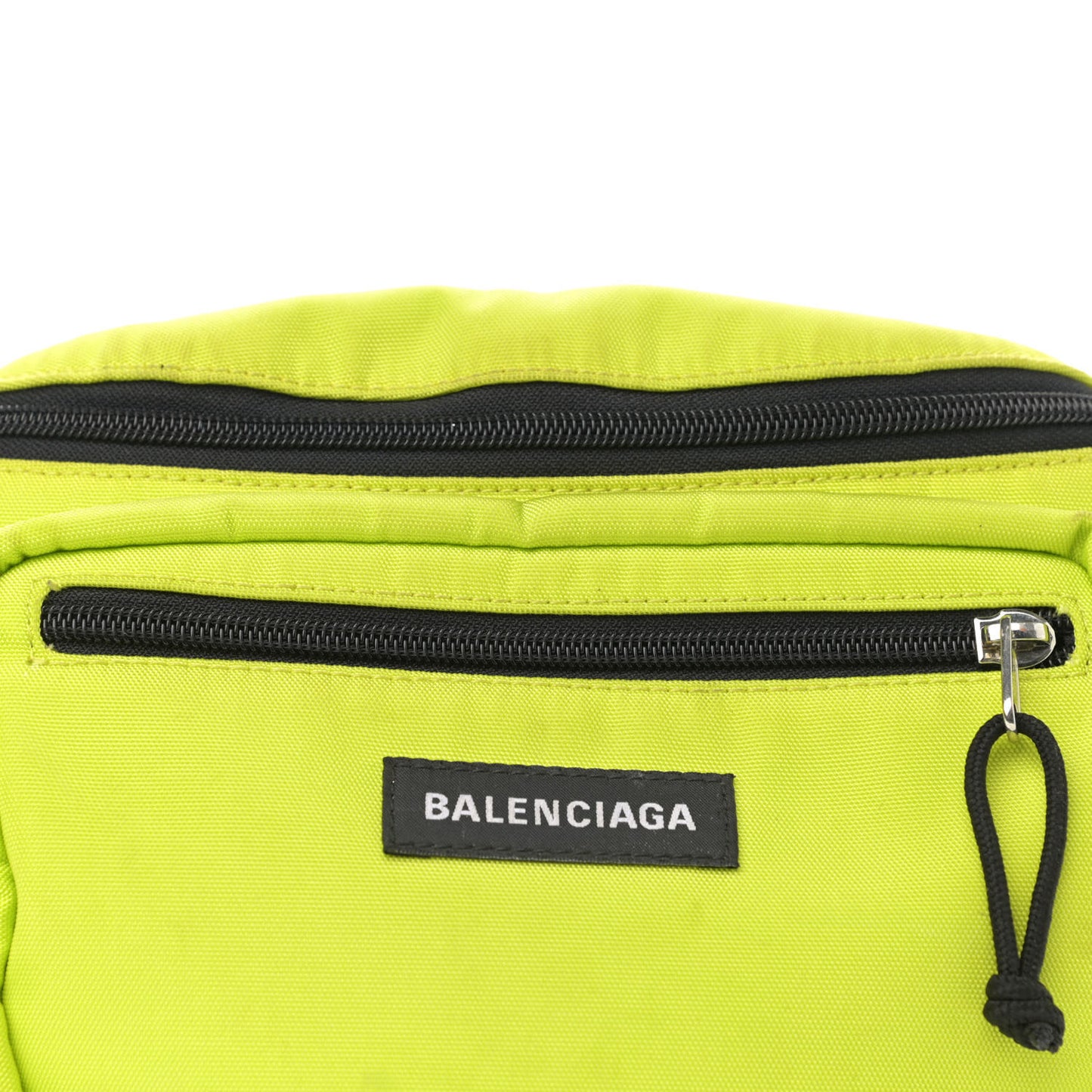 Nylon Canvas Explorer Belt Bag Acid Green