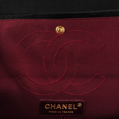 Chanel Satin Croc 2.55 Reissue 226 Double Flap Black 8 of 11