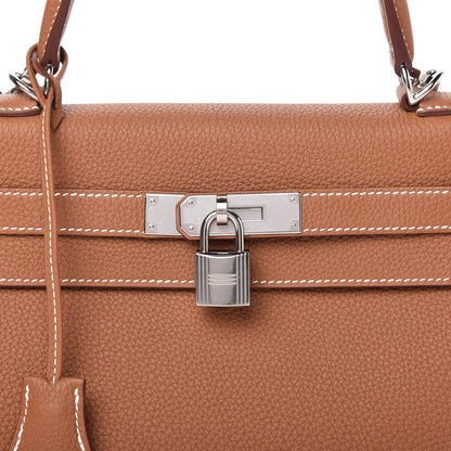 Hermes Togo Kelly Retourne 28 Gold 10 of 12