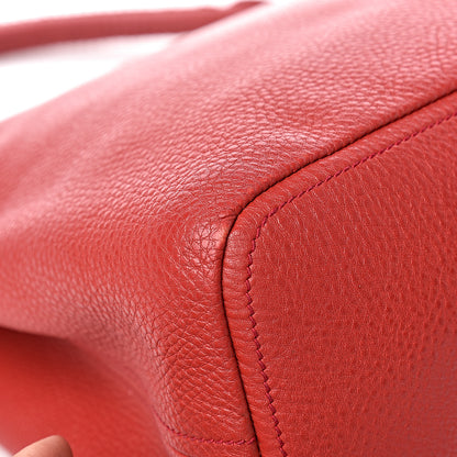 Prada Vitello Daino Hobo Red 14 of 16