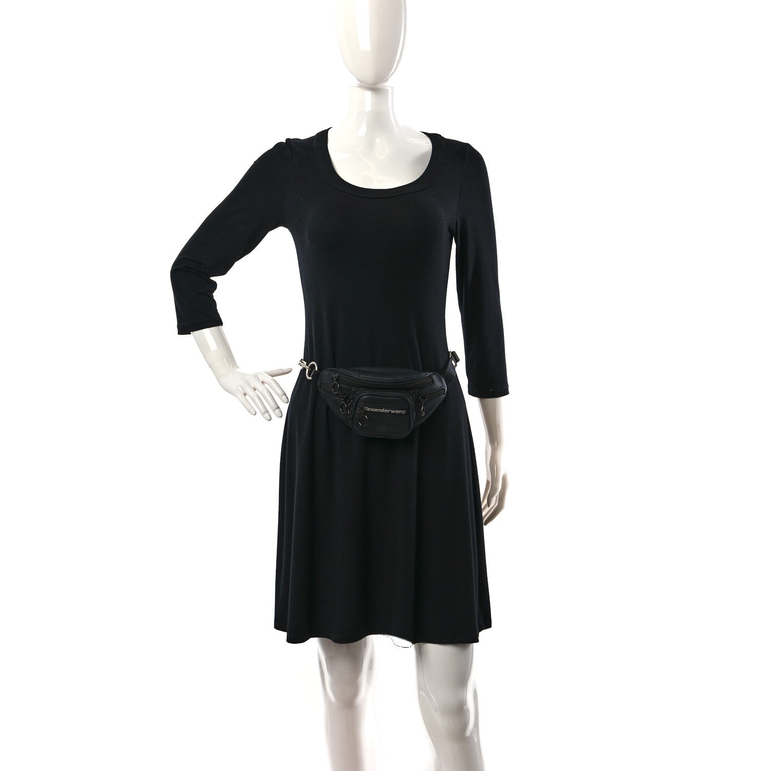 Alexander Wang Lambskin Attica Mini Belt Bag Black 2 of 8