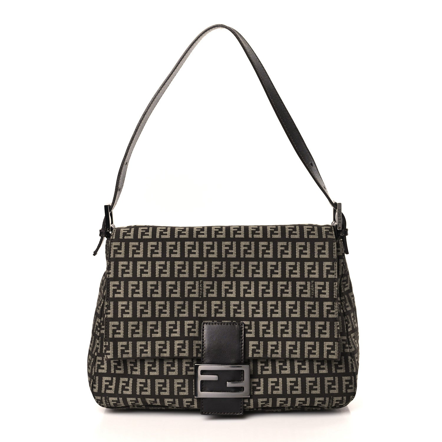 Fendi Zucchino Vitello Mama Baguette Testa di Moro Beige 1 of 14