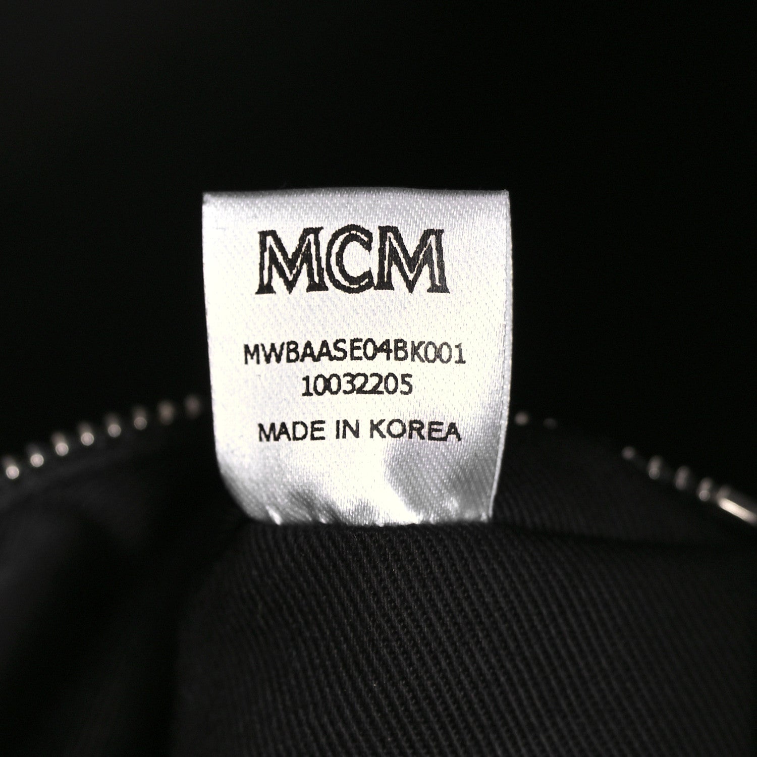 MCM Calfskin Ottomar Monogram Essential Boston Bag Black 7 of 9
