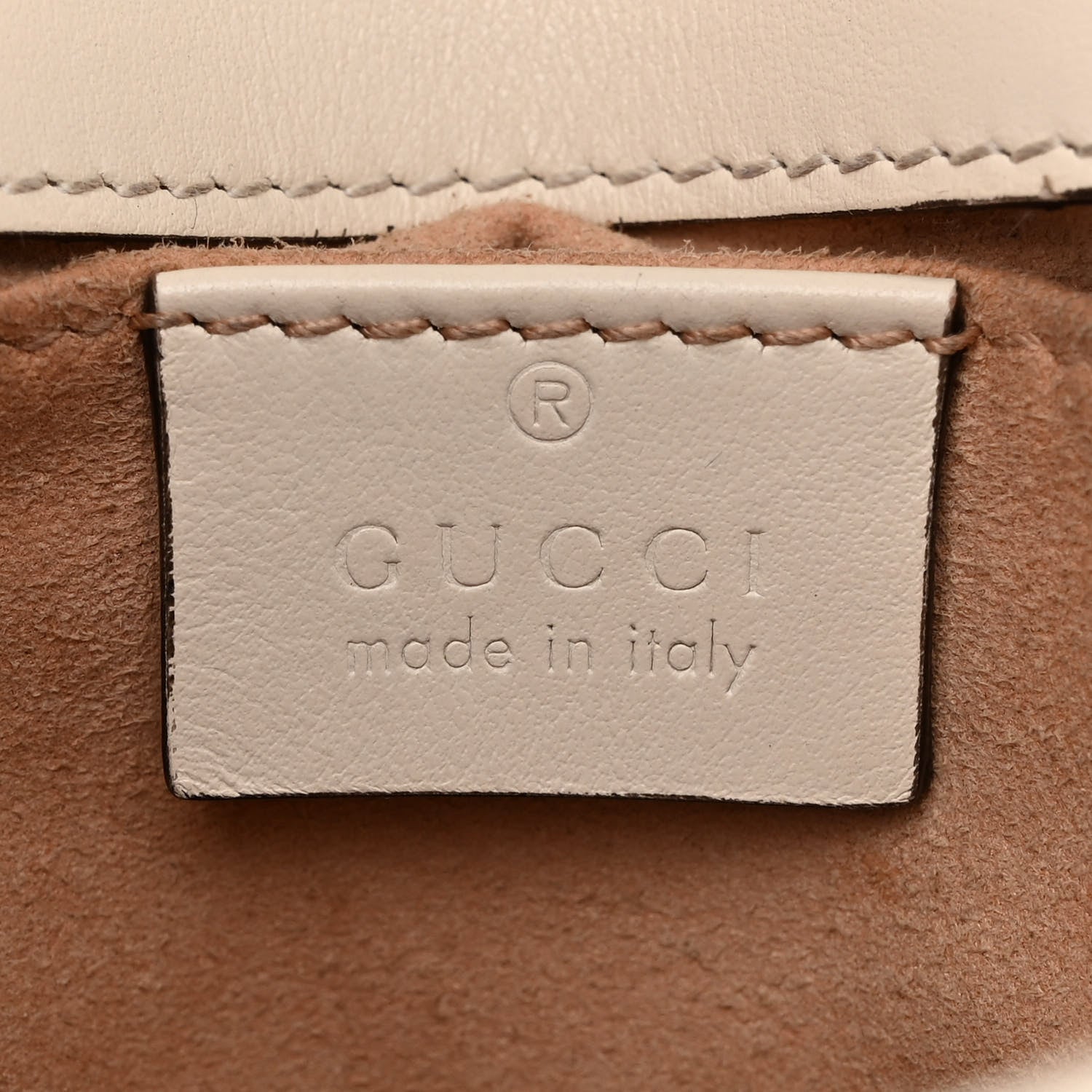 Gucci Calfskin Matelasse Mini GG Marmont Shoulder Bag White 6 of 17