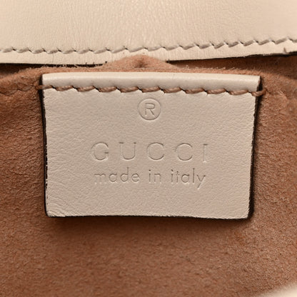 Gucci Calfskin Matelasse Mini GG Marmont Shoulder Bag White 6 of 17