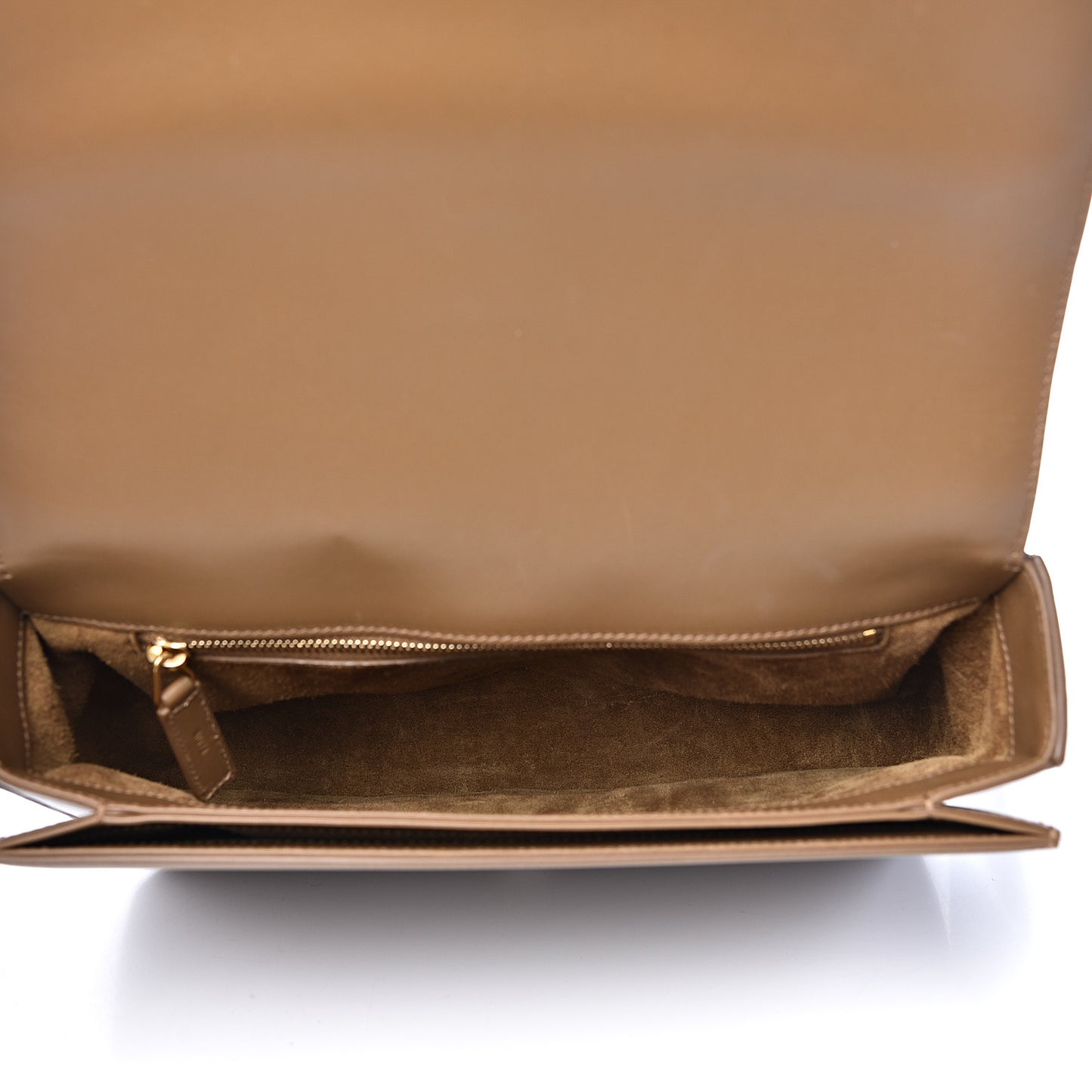 Smooth Calfskin Medium Classic Monogram Universite Bag Dark Beige
