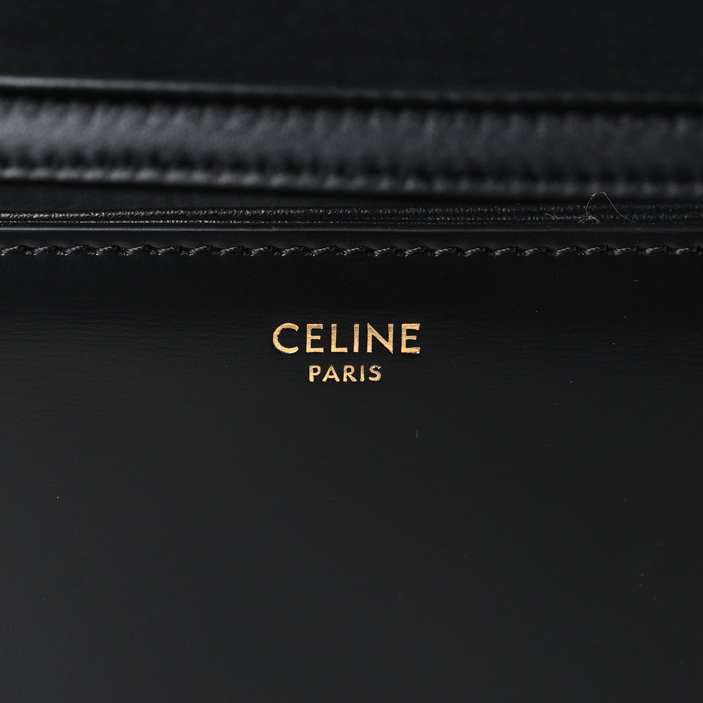 Shiny Calfskin Teen Triomphe Black
