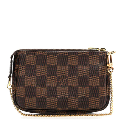 Louis Vuitton Damier Ebene Mini Pochette Accessories 1 of 8