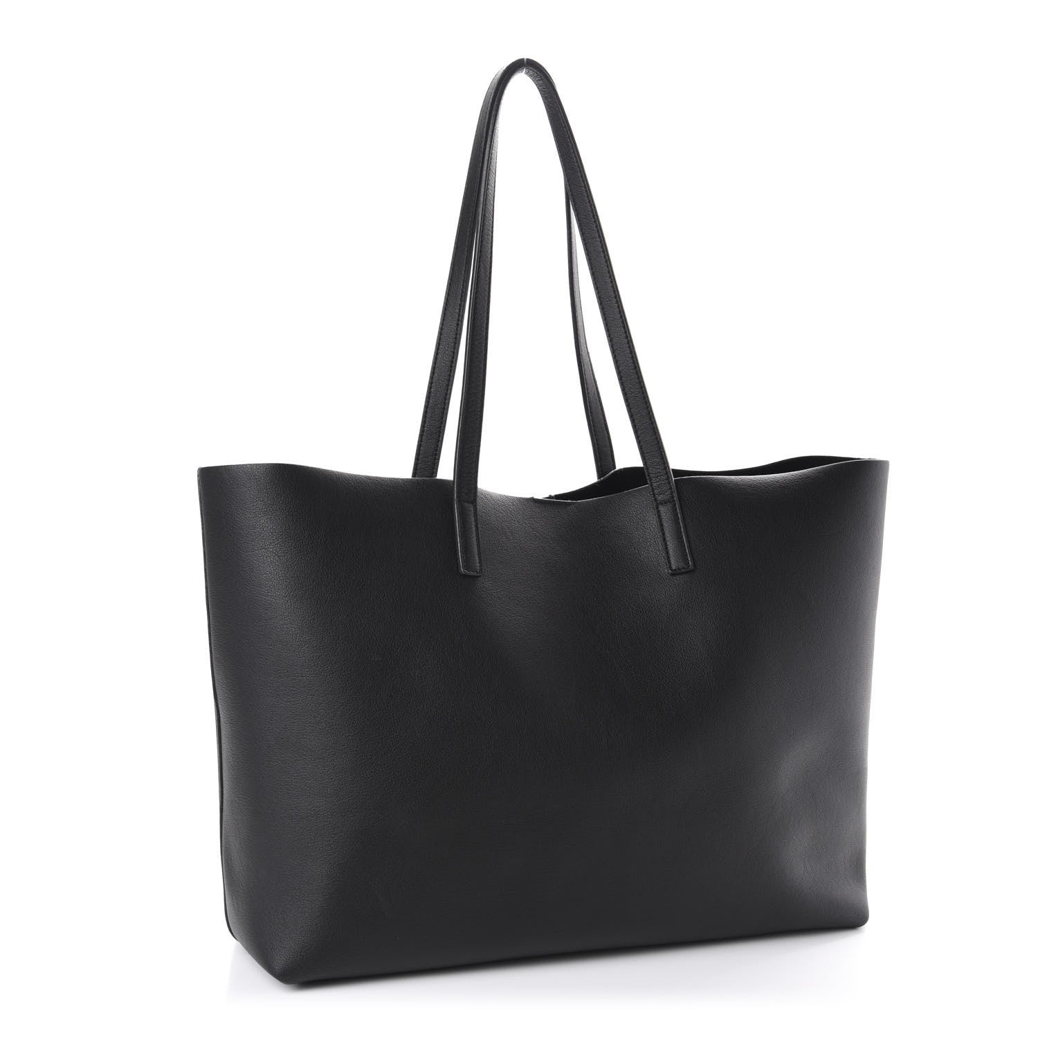 Saint Laurent Calfskin Large Shopping Tote Black 3 of 11