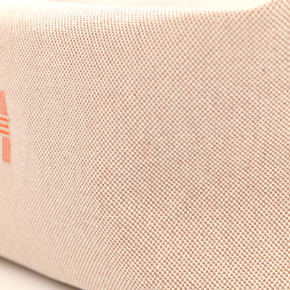 Hermes Canvas Large Bride-A-Brac Pouch Natural Orange 8 of 9