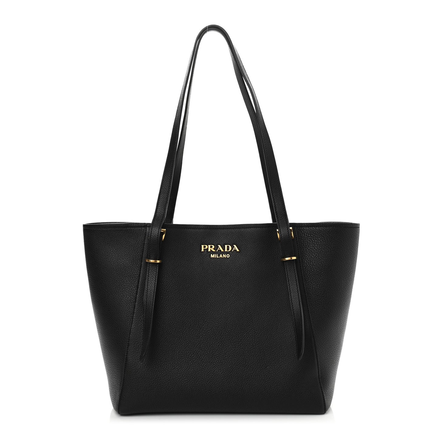 Vitello Daino Tote Black