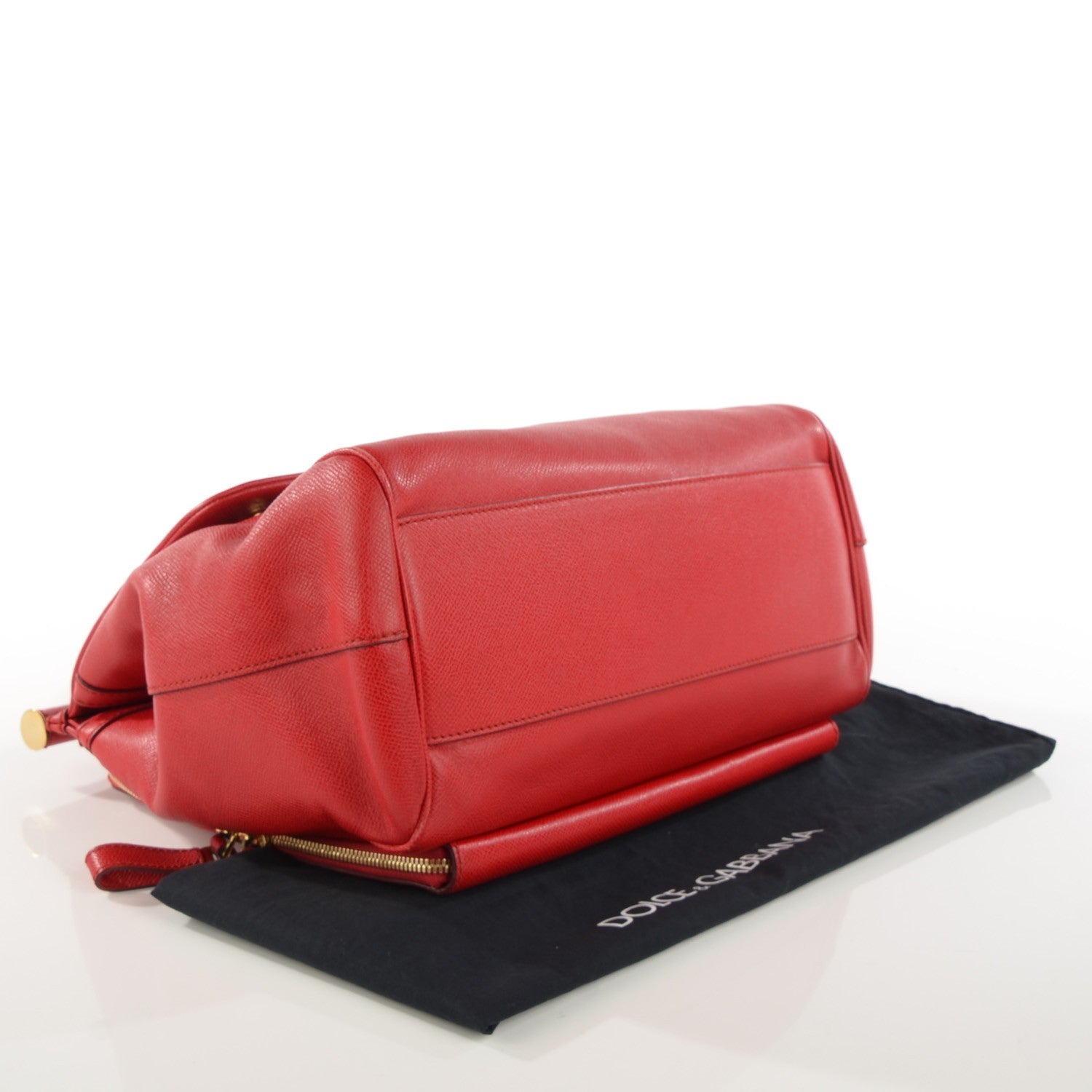 Dolce & Gabbana Dauphine Large Miss Sicily Satchel Red 4 of 7