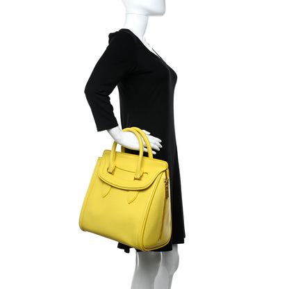 Alexander McQueen Calfskin Large Heroine Bright Yellow 2 of 17