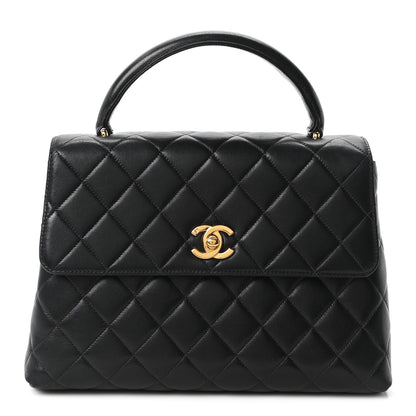 Chanel Lambskin Quilted Medium Kelly Flap Bag Black 1 of 10