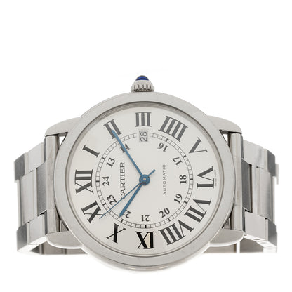 Cartier Stainless Steel 42mm Ronde Solo Automatic Watch 2 of 4